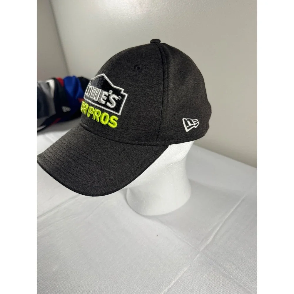 New Era 39THIRTY Lowe's For Pros NASCAR Hat Jimmie Johnson #48 Gray M/L